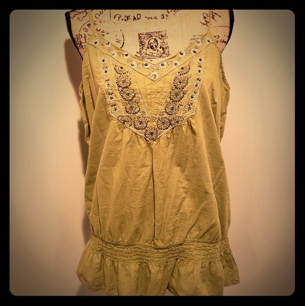 Apt 9 green womens XL top